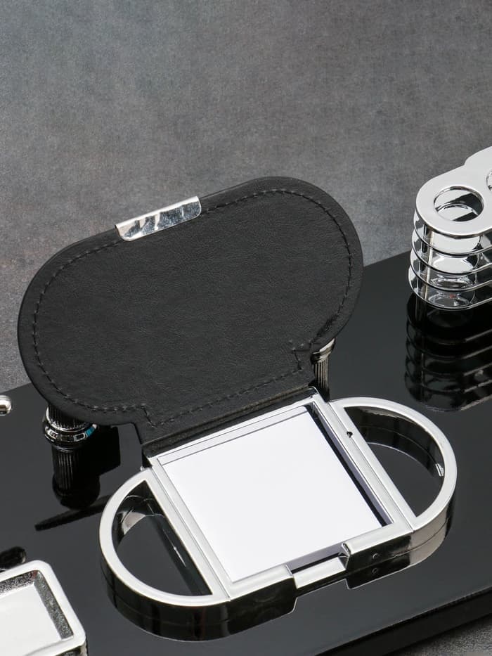 Набор настольный, органайзер 6 в 1 (часы, блок для бумаги, карандашница, визитница), 40×20×15 см