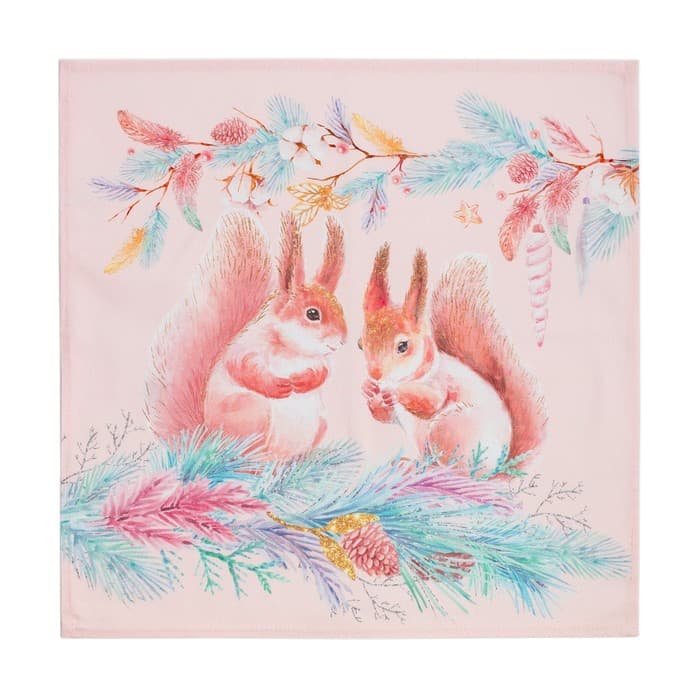 Скатерть на стол с салфетками «Этель» Pink magic: скатерть 150×110 см ±3 см с ГМВО, салфетки 40×40 см - 4 шт.
