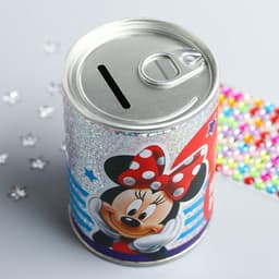 Копилка на новый год для декорирования стразами «Минни Маус», набор для творчества