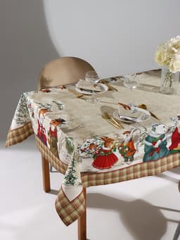 Кухонный набор новогодний «Этель» Winter holidays: скатерть 150×180 см ±3 см с ГМВО, салфетка 40×40 см - 8 шт.