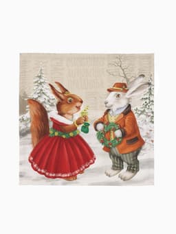 Кухонный набор новогодний «Этель» Winter holidays: скатерть 150×180 см ±3 см с ГМВО, салфетка 40×40 см - 8 шт.