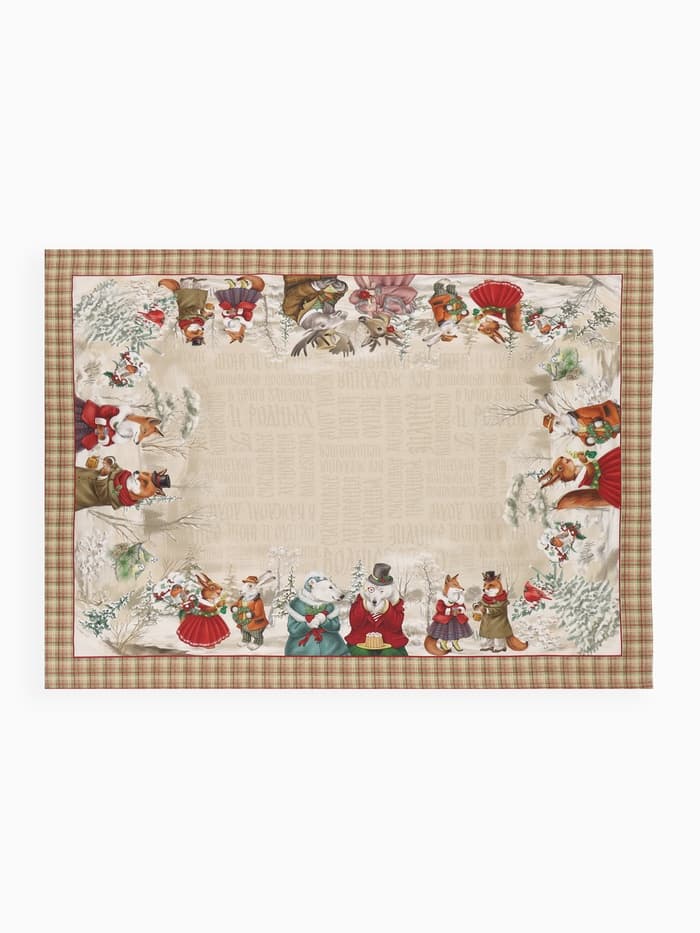 Кухонный набор новогодний «Этель» Winter holidays: скатерть 150×180 см ±3 см с ГМВО, салфетка 40×40 см - 8 шт.