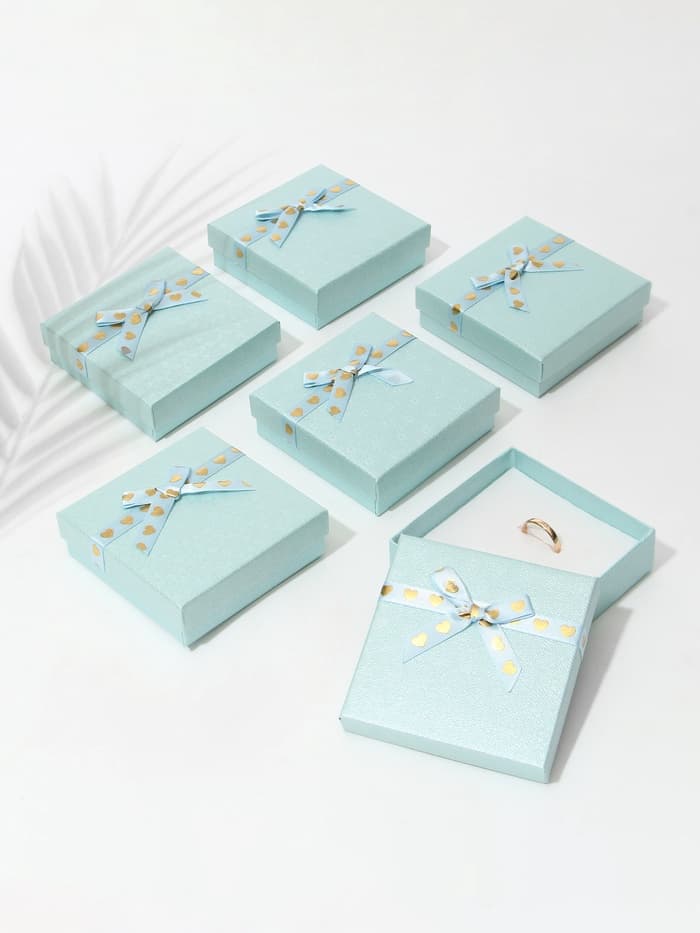 Коробочка подарочная под набор «Влюбленность», 9×9 см, (полезная часть 8.5×8.5 см), голубая