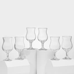 Бокалы для коктейля Paşabahçe Bistro, 380 мл, набор 6 шт., стекло, прозрачные