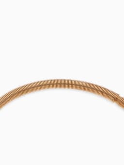 Браслет с шармами «Марджери. Сердце и жемчуг», d=6.5 см, белый в розовом золоте