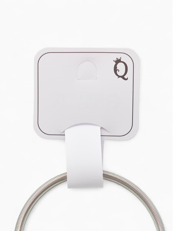 Браслет с шармами «Марджери. Сердце и жемчуг», d=6.5 см, чёрный, белый в серебре