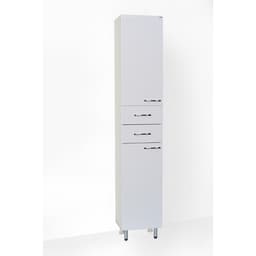 Шкаф - пенал для ванной комнаты 300, 300×292×1900 мм, цвет белый