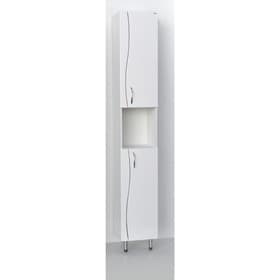 Пенал для ванной комнаты «Лилия 400», 400×292×1900 мм, цвет белый