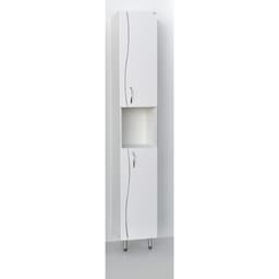 Пенал для ванной комнаты «Лилия 400», 400×292×1900 мм, цвет белый