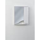 Зеркало – шкаф для ванной комнаты «Азалия 55», 550×150×700 мм, цвет белый