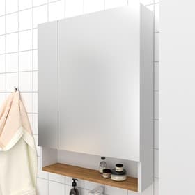 Шкаф для ванной комнаты «Аляска 60», 1 полка, 150×600×700 мм, цвет коричневый