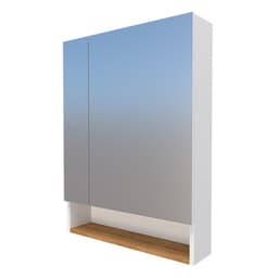 Шкаф для ванной комнаты «Аляска 60», 1 полка, 150×600×700 мм, цвет коричневый