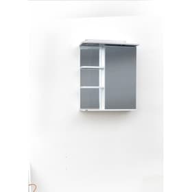 Зеркало – шкаф «Версаль», левый, с подсветкой, 550×150×700 мм, цвет белый