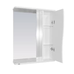 Зеркало – шкаф «Камелия», правый, 550×150×700 мм, цвет белый