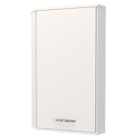 Шкаф угловой для ванной комнаты, 400×400×900 мм, цвет белый
