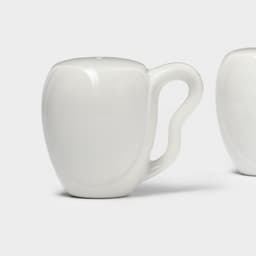 Набор для специй BellaTenero «Баночки», солонка 110 мл, перечница 110 мл, на бамбуковой подставке-держателе, фарфор, белый