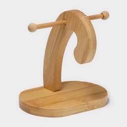 Набор для специй BellaTenero «Баночки», солонка 110 мл, перечница 110 мл, на бамбуковой подставке-держателе, фарфор, белый