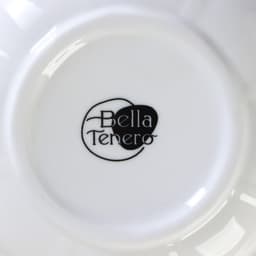 Сахарница с ложкой на бамбуковой подставке BellaTenero, 350 мл, фарфор, белая