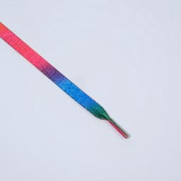 Шнурки для обуви, пара, плоские, 8 мм, 90 см, разноцветные