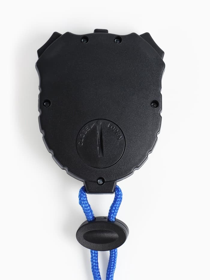 Секундомер, 8.2×6.5×2 см, 60 отсечек, обратный отсчёт, часы, календарь