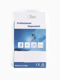 Секундомер, 8.2×6.5×2 см, 60 отсечек, обратный отсчёт, часы, календарь