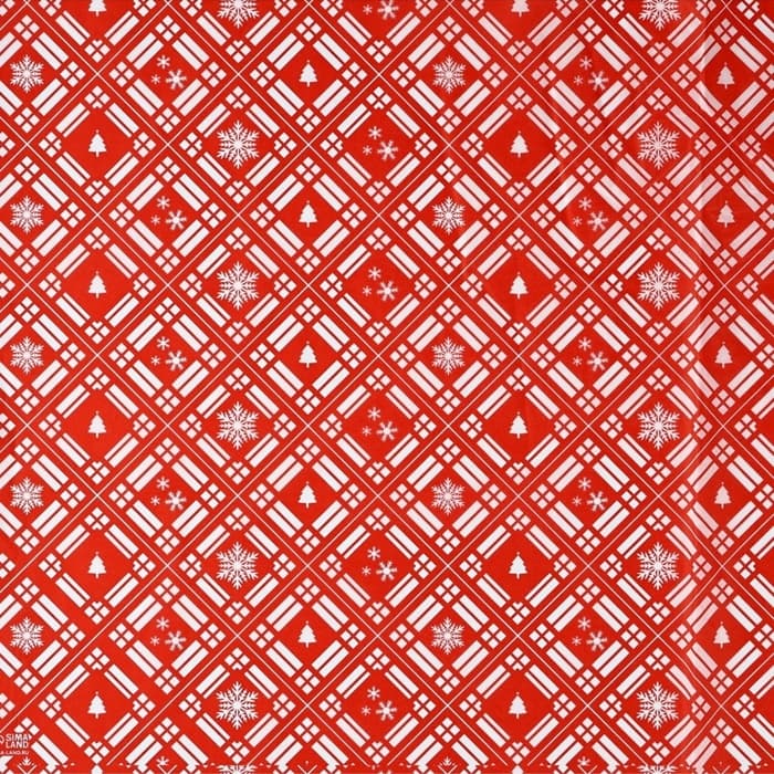 Упаковочная бумага на Новый год тишью «Тёплого праздника», 50×70 см