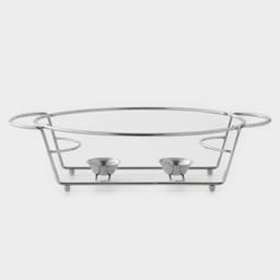 Мармит, 3 л, 44×25×17 см, с крышкой, на подставке, жаропрочное стекло