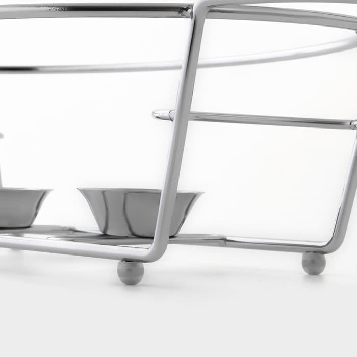 Мармит, 3 л, 44×25×17 см, с крышкой, на подставке, жаропрочное стекло