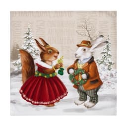 Кухонный набор новогодний «Этель» Winter holidays: скатерть 220×150 см ±3 см с ГМВО, салфетка 40×40 см-12 шт., 100% хлопок