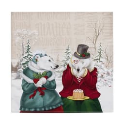 Кухонный набор новогодний «Этель» Winter holidays: скатерть 220×150 см ±3 см с ГМВО, салфетка 40×40 см-12 шт., 100% хлопок