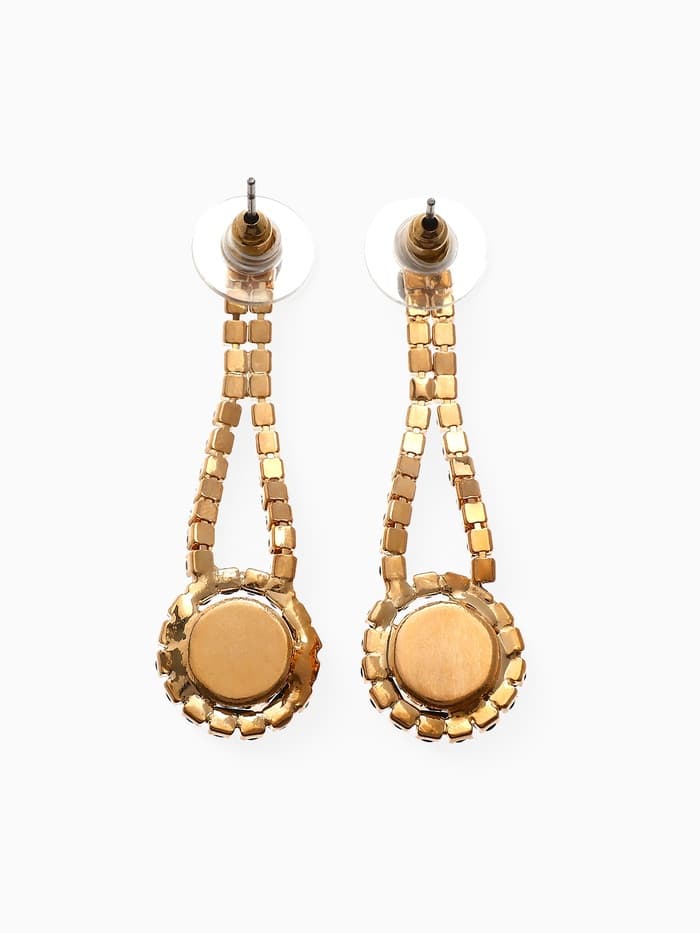 Набор 2 предмета: серьги, колье «Феникс» круг, цвет бело-чёрный в золоте, 35 см