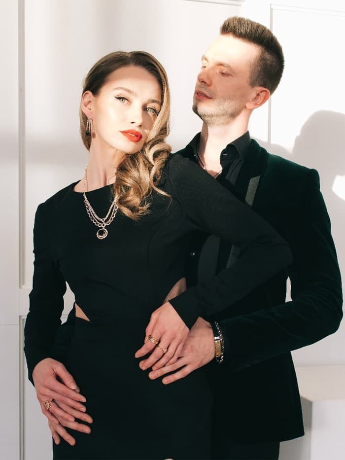 Набор 2 предмета: серьги, колье «Феникс» круг, цвет бело-чёрный в золоте, 35 см