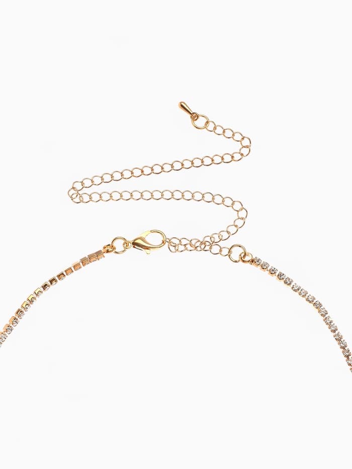 Набор 2 предмета: серьги, колье «Феникс» круг, цвет бело-чёрный в золоте, 35 см