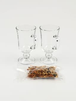 Подарочный набор новогодний для приготовления глинтвейна «Лучше глинтвейна»: специи 30 г, бокалы 250 мл, 2 шт.