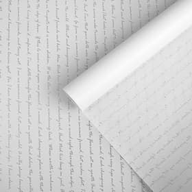 Пленка для цветов и букетов «Послание», белая, 0.6×10 м