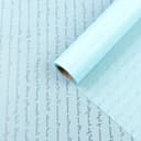 Пленка для цветов и букетов «Послание», небесный, 0.6×10 м