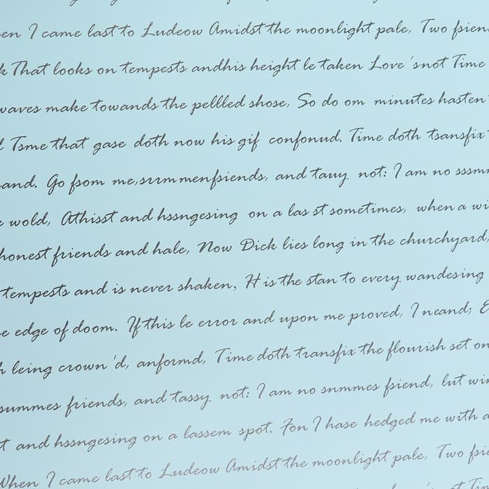 Пленка для цветов и букетов «Послание», небесный, 0.6×10 м