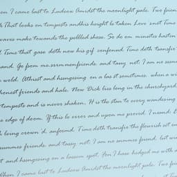 Пленка для цветов и букетов «Послание», небесный, 0.6×10 м