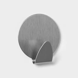 Крючки самоклеящиеся SAVANNA «Круг», 2 шт., металл, 3.7×3.5×1.5 см, хромированные