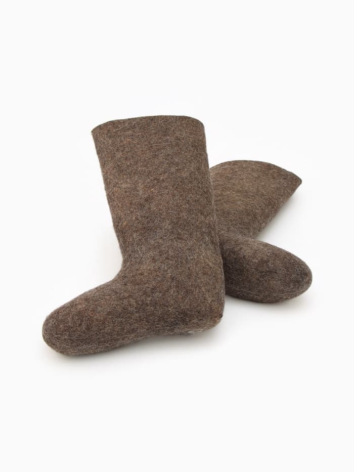 Валенки мужские, размер 41 (29), коричневые