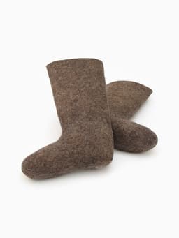 Валенки мужские, размер 41 (29), коричневые