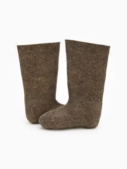 Валенки мужские, размер 41 (29), коричневые