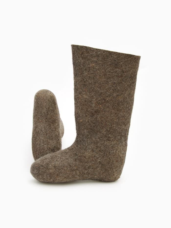 Валенки мужские, размер 41 (29), коричневые