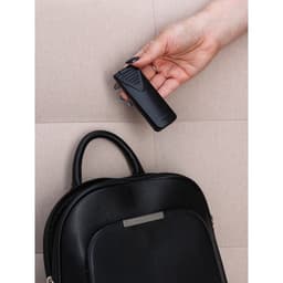 Щётка для одежды складная, 0.6×3.5×9.5 см, чёрная