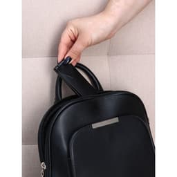 Щётка для одежды складная, 0.6×3.5×9.5 см, чёрная