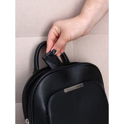 Щётка для одежды складная, 0.6×3.5×9.5 см, чёрная