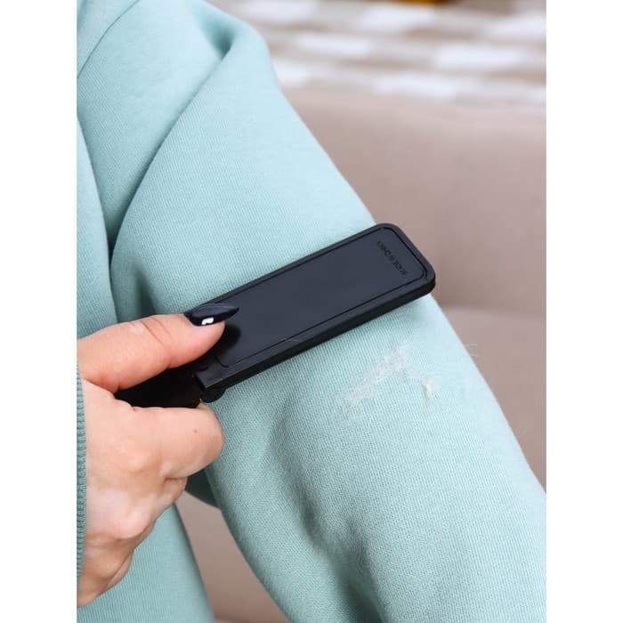 Щётка для одежды складная, 0.6×3.5×9.5 см, чёрная