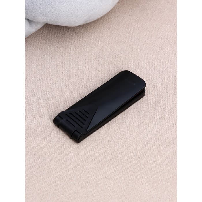 Щётка для одежды складная, 0.6×3.5×9.5 см, чёрная