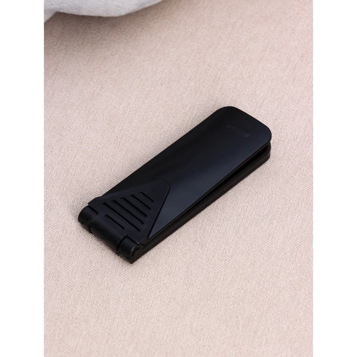 Щётка для одежды складная, 0.6×3.5×9.5 см, чёрная