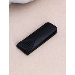 Щётка для одежды складная, 0.6×3.5×9.5 см, чёрная